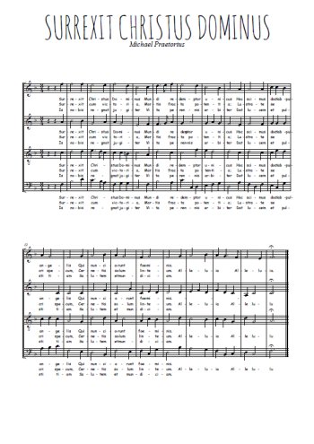 Michael Praetorius - Surrexit christus dominus